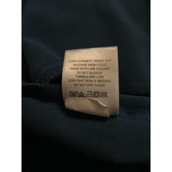 Figs Technical Catrina Scrub Top Shirt Womens Med Torquise Pocket V-Neck Stretch - Picture 7 of 8